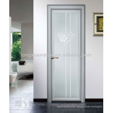 Aluminum door, Single Swing Door with Mosaic Glass